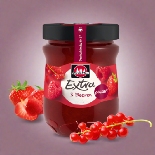 Premium Vegan 3 Berries Jam
