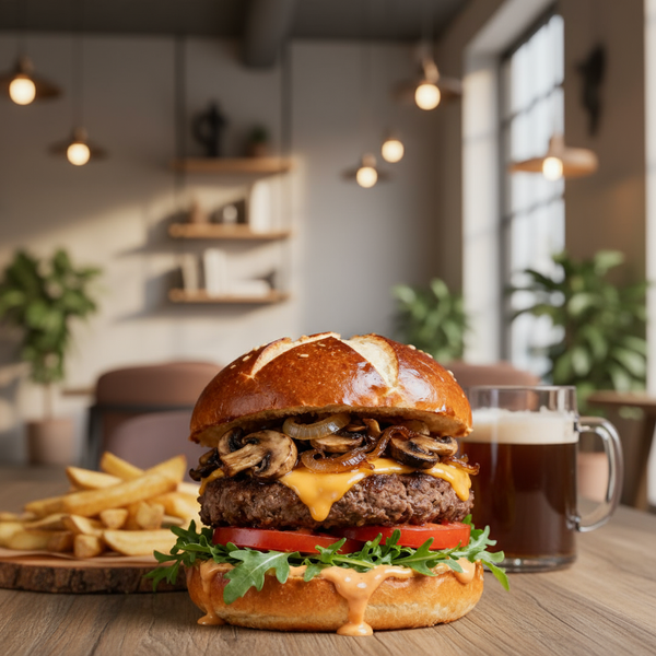 Pretzelicious Burger