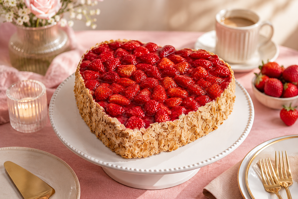 Strawberry Sponge Cake: A Timeless Classic Made Fresh at brot. Abu Dhabi