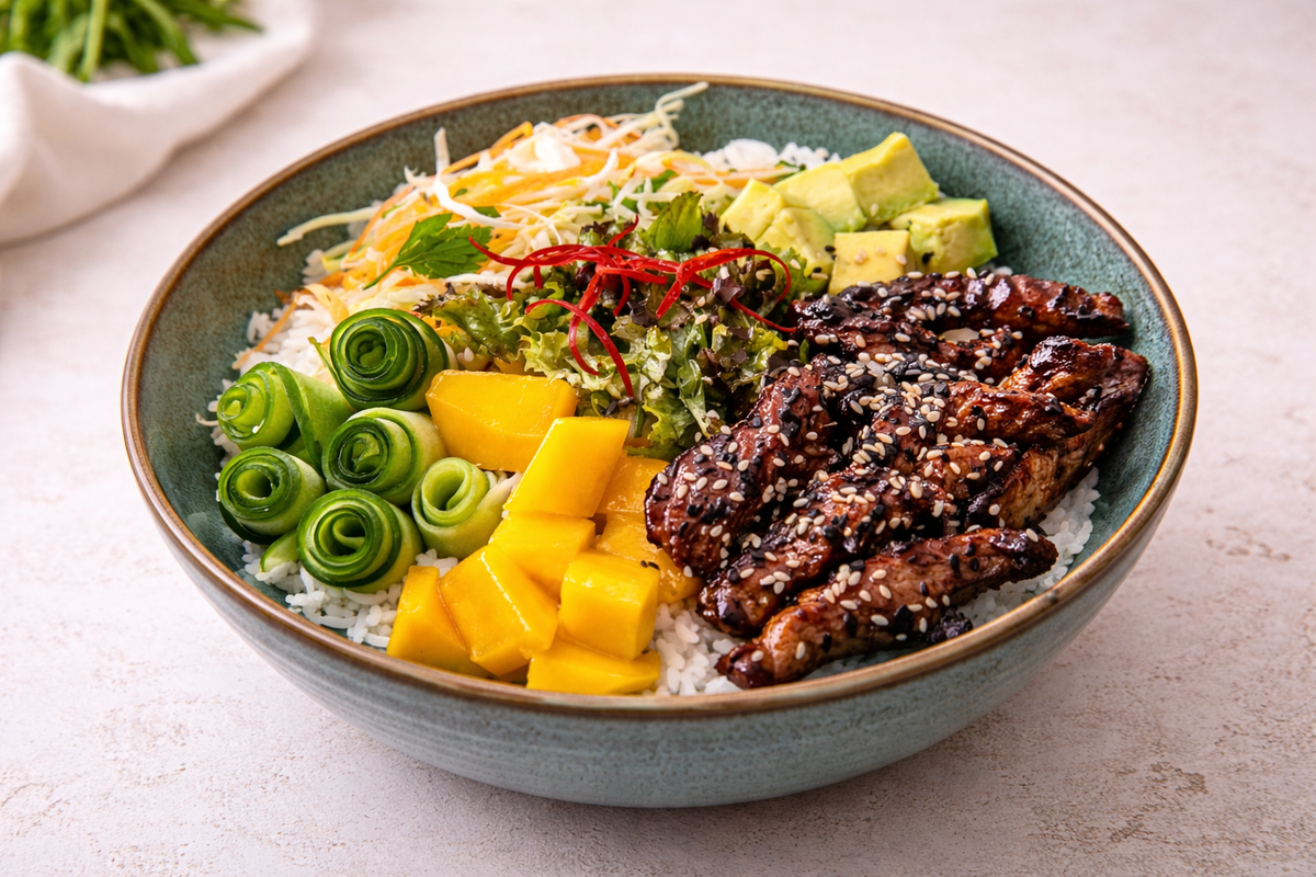 Sesame Beef Bowl