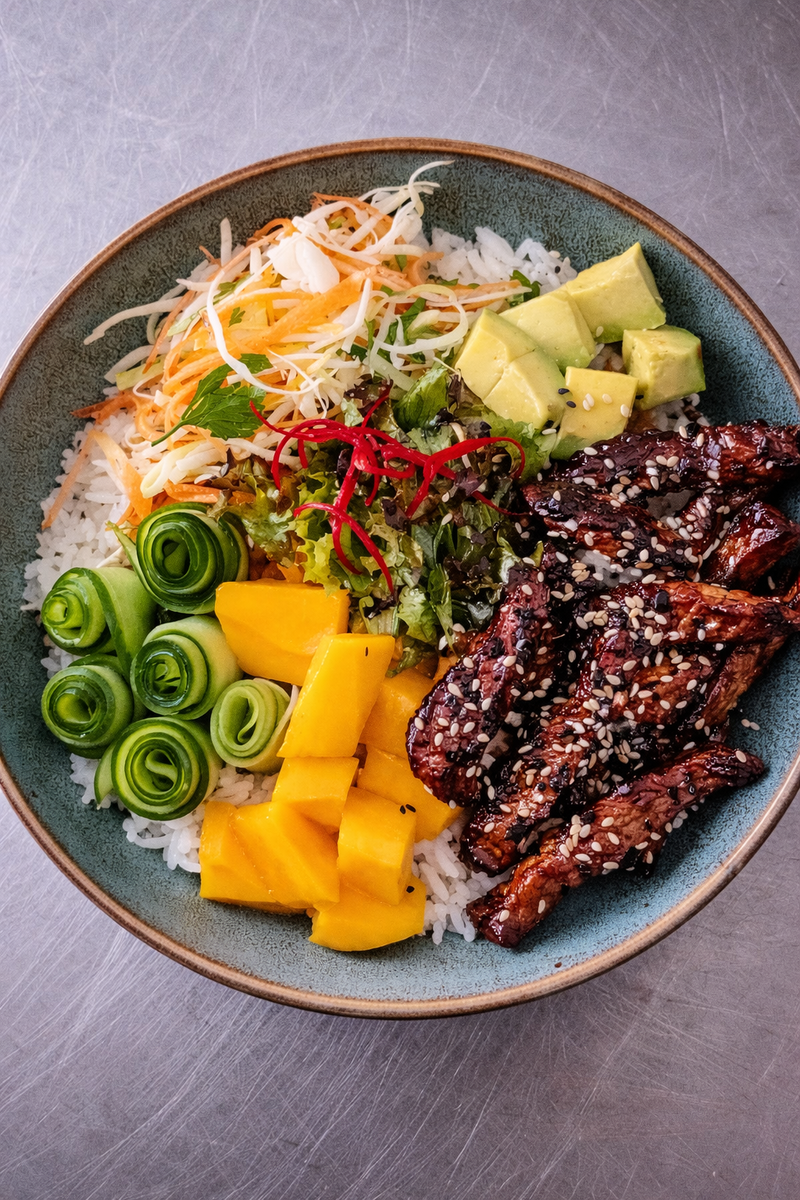 Sesame Beef Bowl