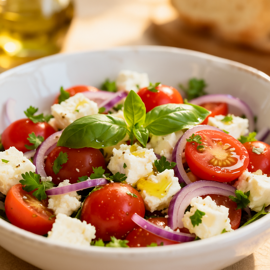 Cherry Tomato & Feta Salad