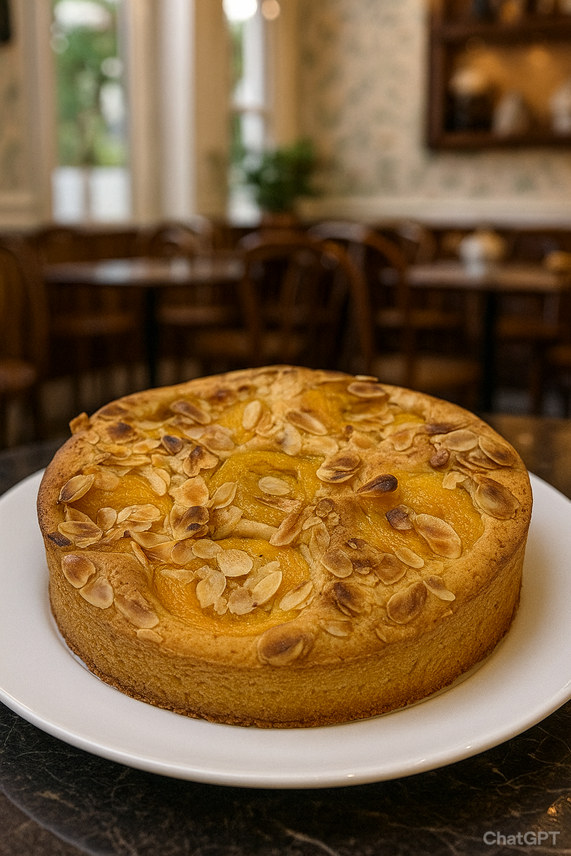 Gluten Free Vegan Peach Cake