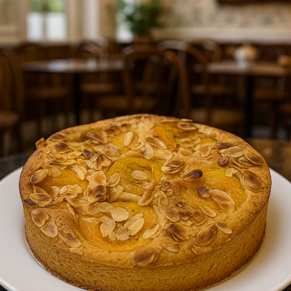 Gluten Free Vegan Peach Cake