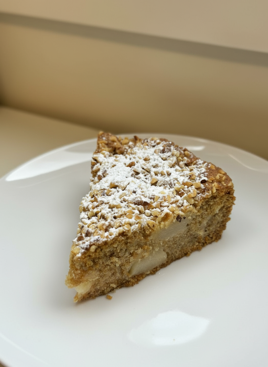Gluten-Free Vegan Pear Ginger Cake