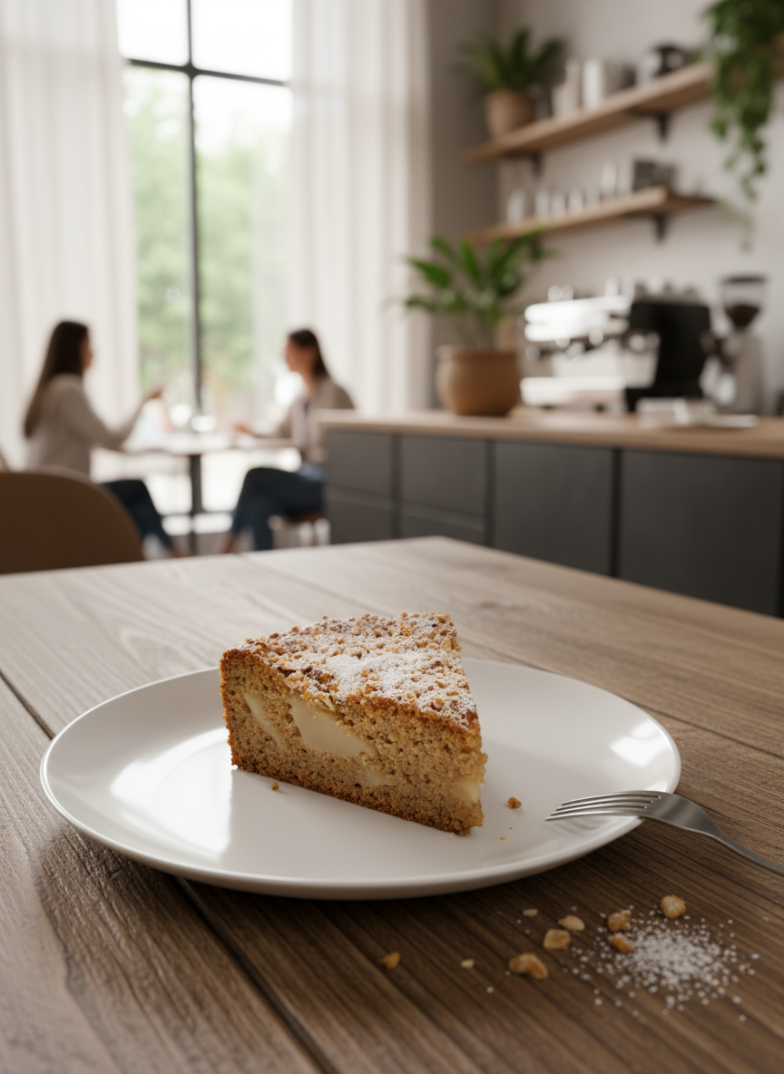 Gluten-Free Vegan Pear Ginger Cake