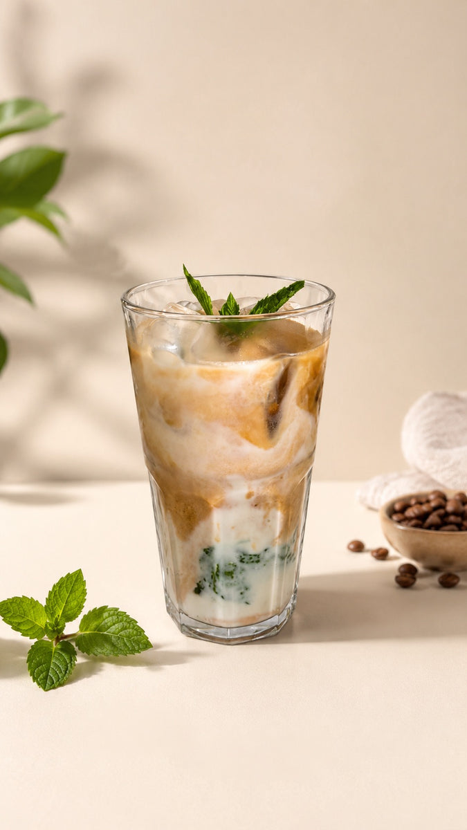 Iced Mint Coconut Latte