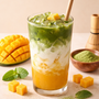 Iced Mango Matcha Latte