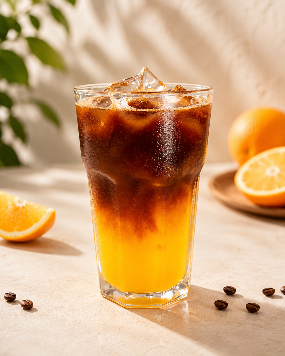 Iced Orange Americano