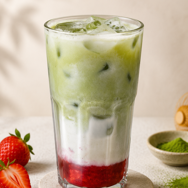 Iced Strawberry Matcha