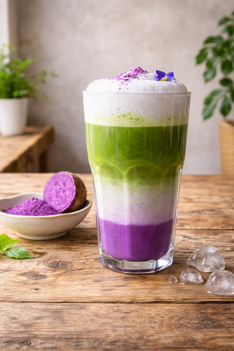 Iced Ube Latte