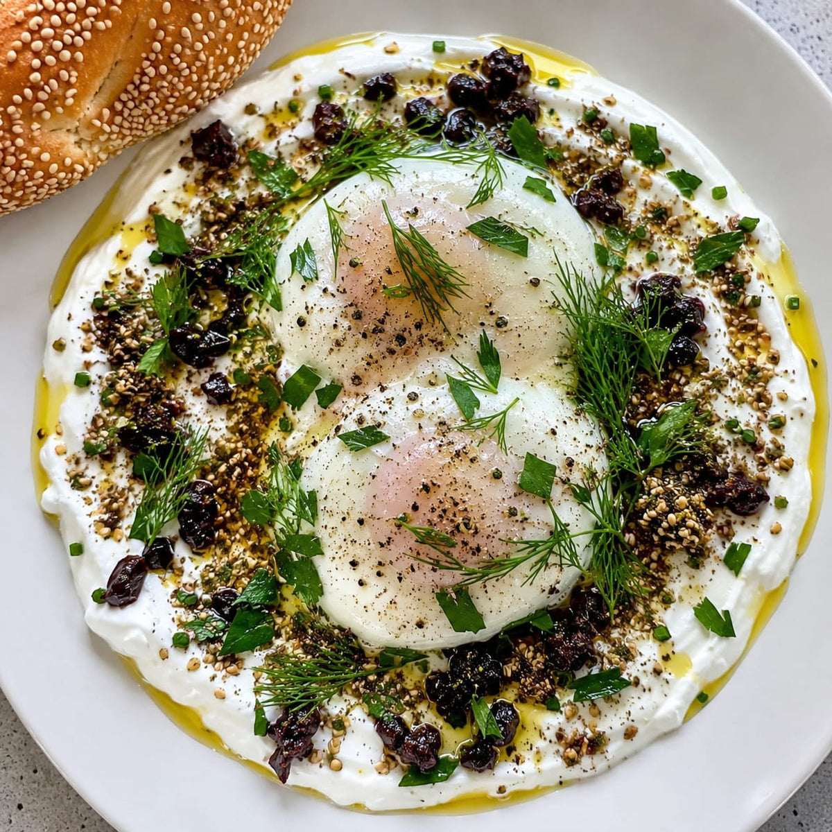 Labneh Harissa with Olives