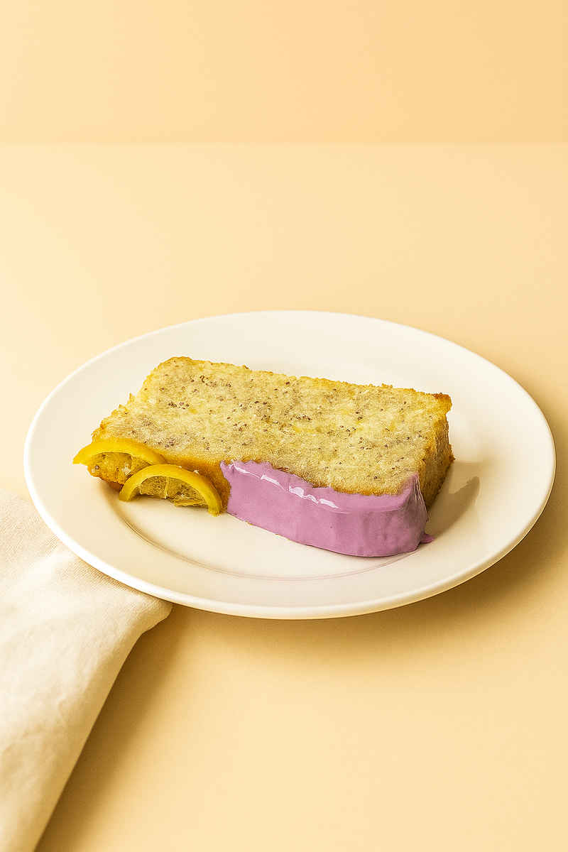 Vegan Lavender Chia Cake
