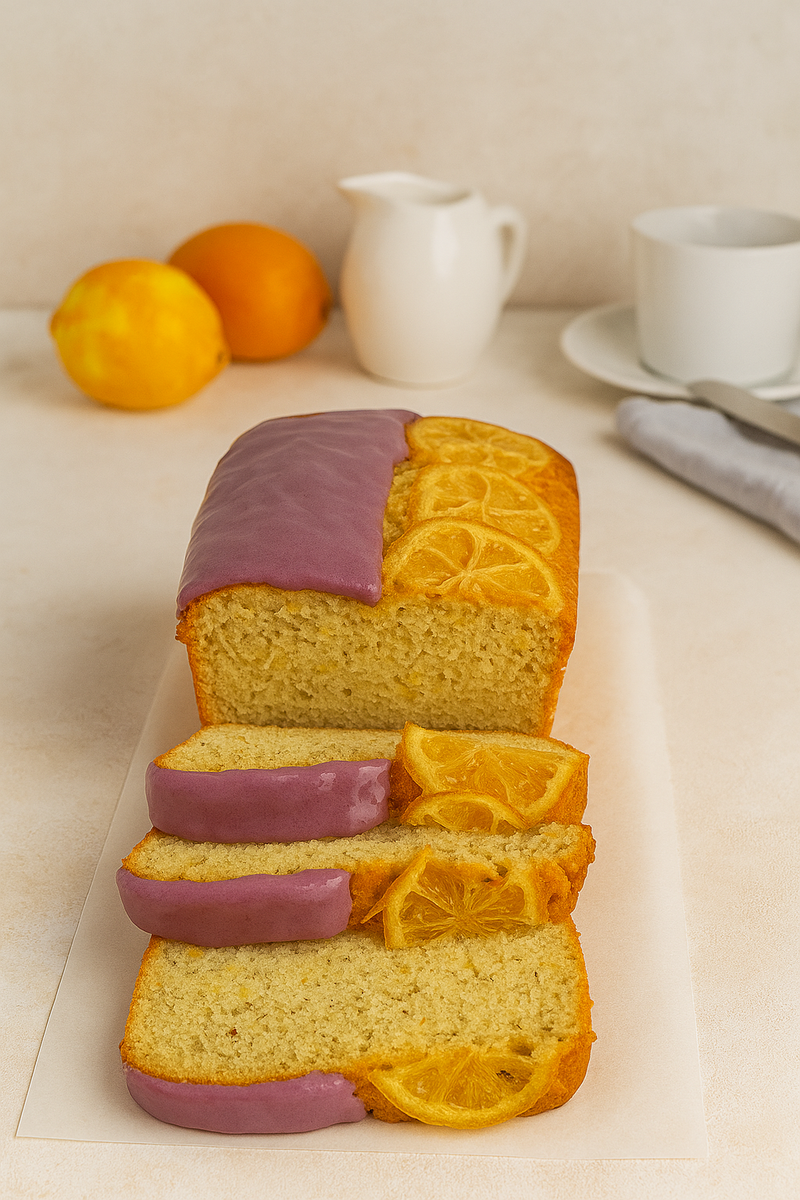Vegan Lavender Chia Cake