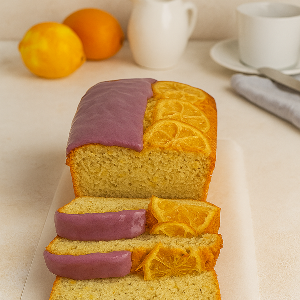 Vegan Lavender Chia Cake