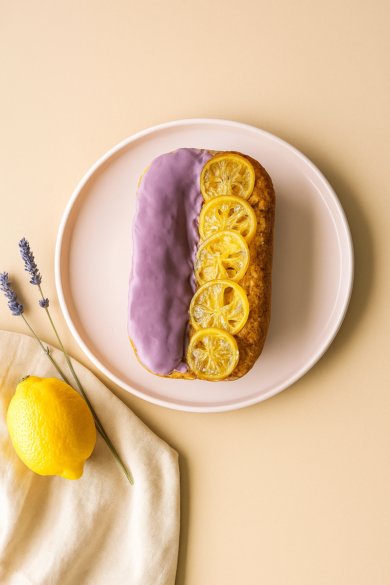 Vegan Lavender Chia Cake