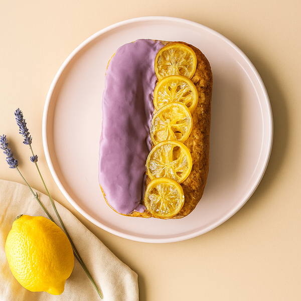 Vegan Lavender Chia Cake