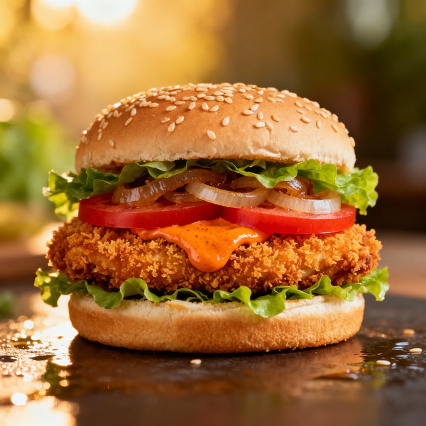 Crispy Panko Chicken Burger