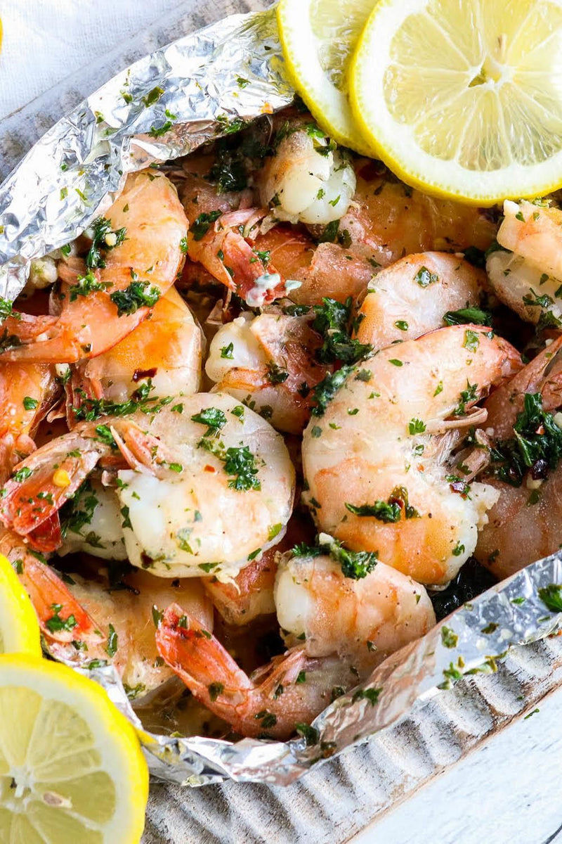 Prawns En Papillote
