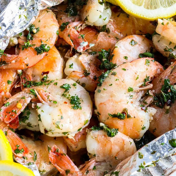 Prawns En Papillote