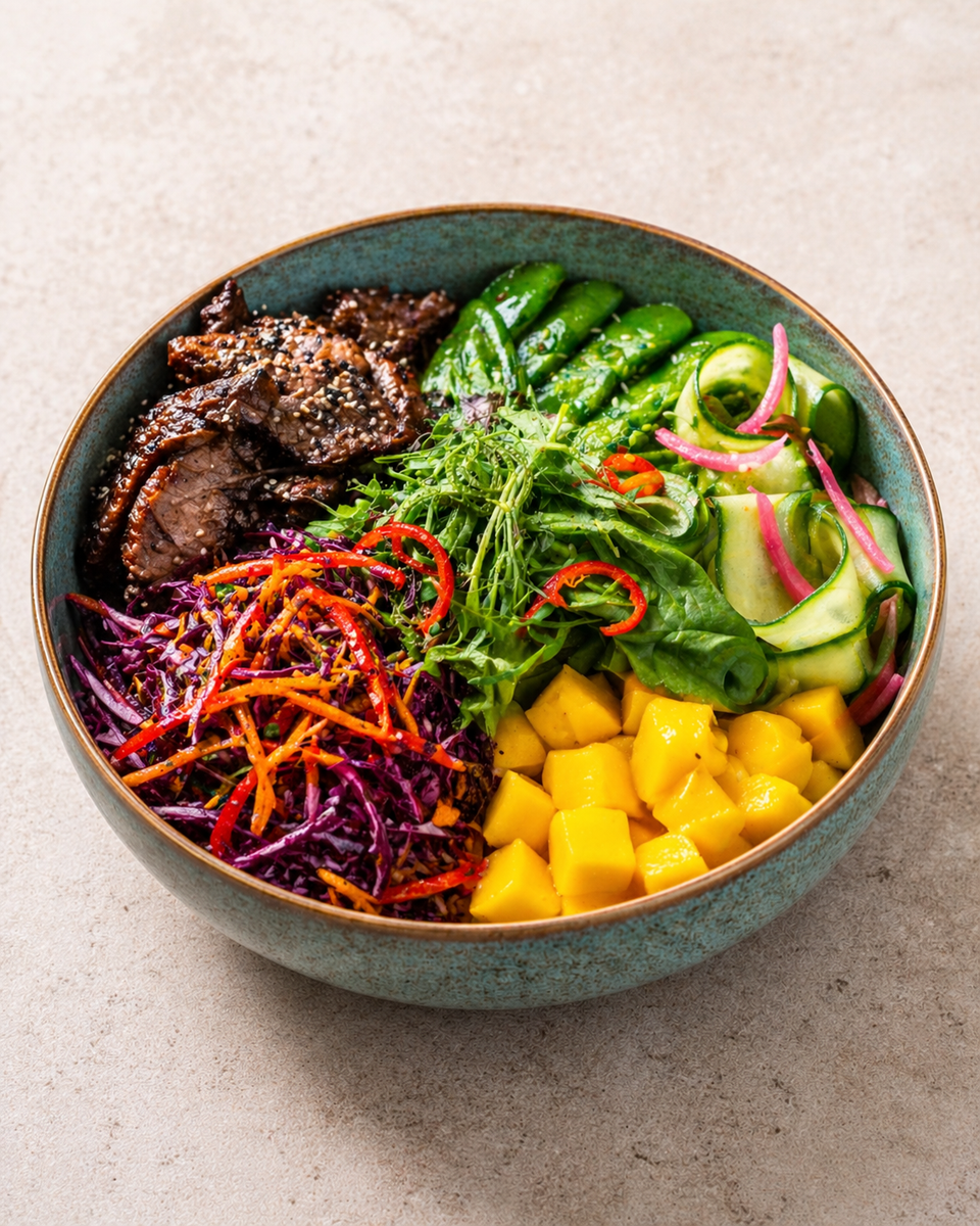 Sesame Beef Bowl