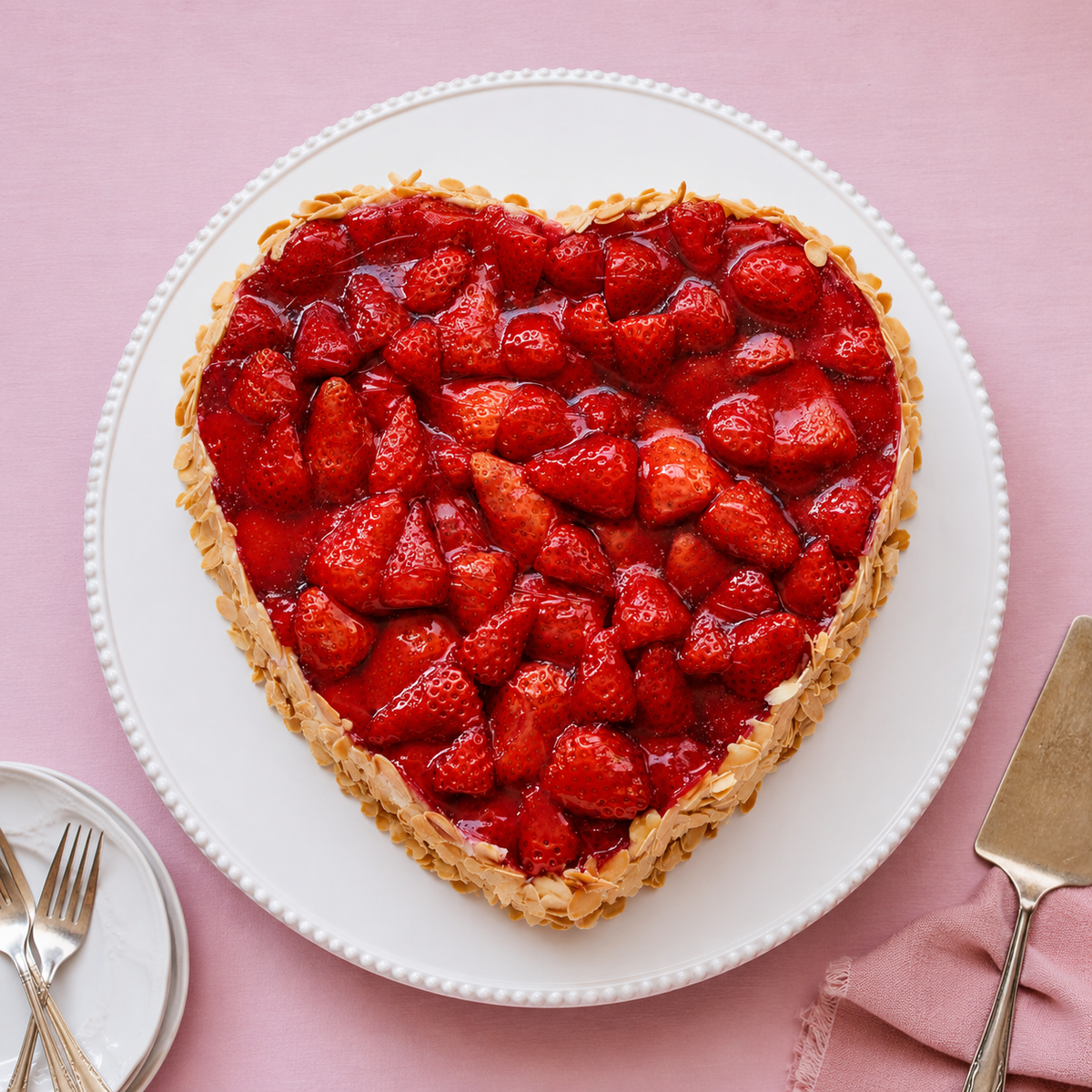 Strawberry Sponge Cake
