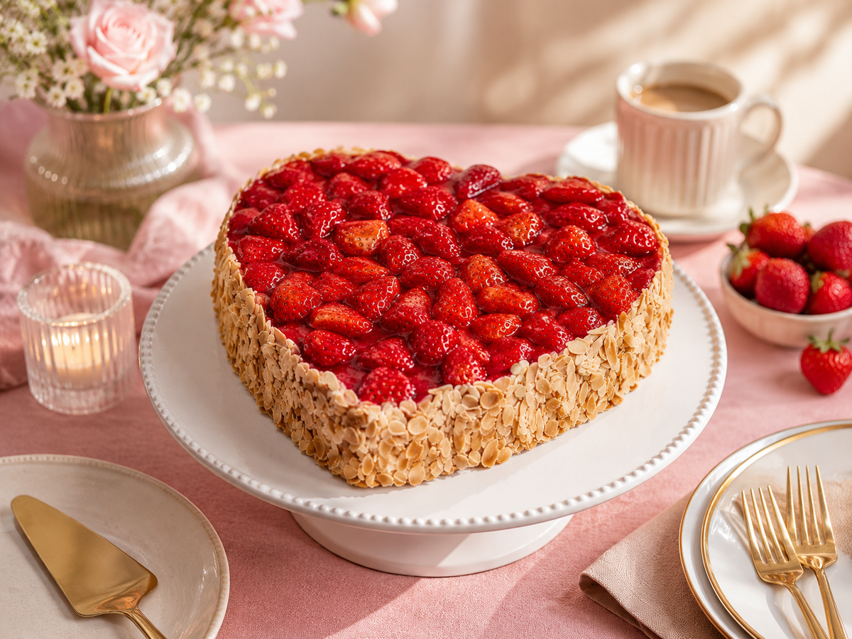 Strawberry Sponge Cake